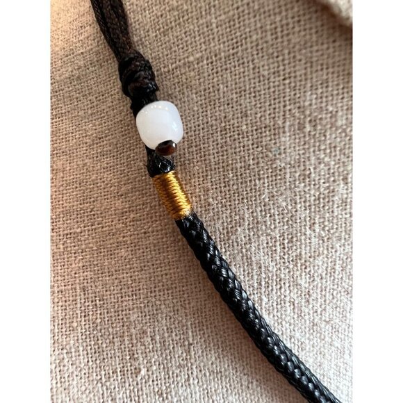 Carved Jade Buddha Necklace - Picture 3 of 10